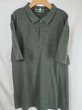 Charles Tyrwhitt Olive Heather Polo Shirt